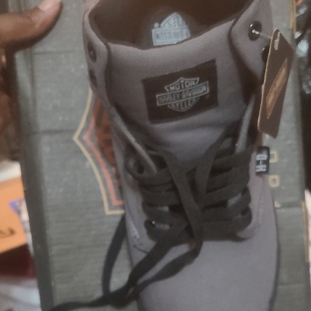 Harley-Davidson Men's Gray Boots